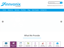 Tablet Screenshot of innvonix.com